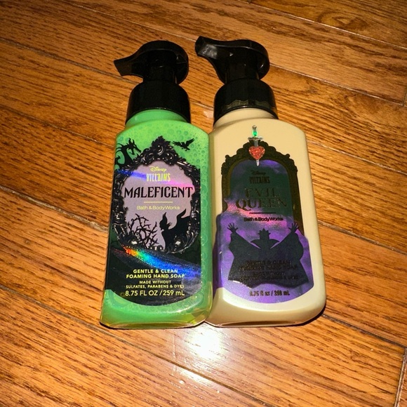 New Bath & Body Works Disney Villians Evil Queen & Maleficent Foaming Hand Soap - Picture 1 of 2